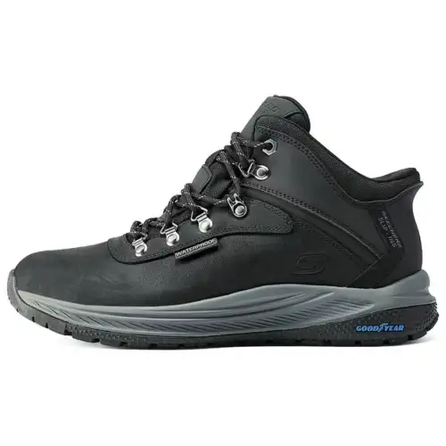 Skechers MENS USA Comfortable And Lightweight Abrasion Resistant Mid top Outdoor Shoes Men's Black