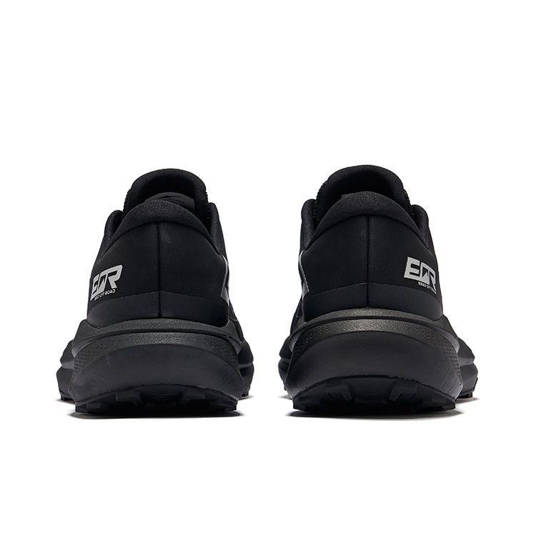 Erke Cushioning Coverage Slip Resistant Low top Running Shoes Men’s Jet Black