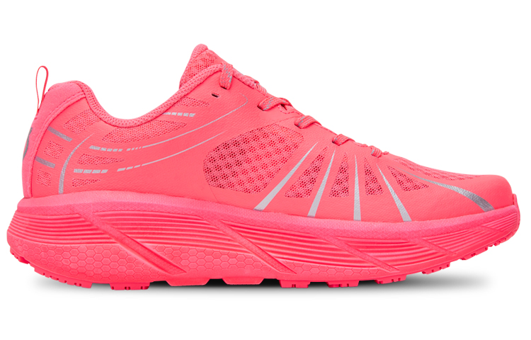 R2 REALRUN Cushioning Slip Resistant Abrasion Resistant Breathable Low top Running Shoes Unisex Neon Red