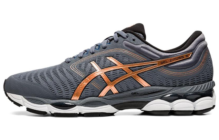 Asics Gel Ziruss 3 Low top Running Shoes Men's Gray Gold Green