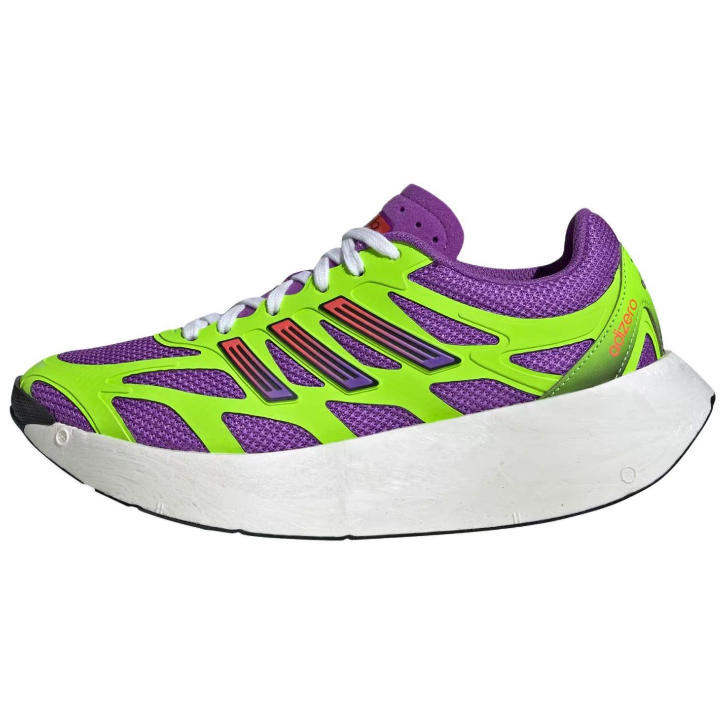 Adidas Adizero Aruku Slip Resistant Abrasion Resistant Low top Casual City Commuting Running Shoes Women’s Green Purple