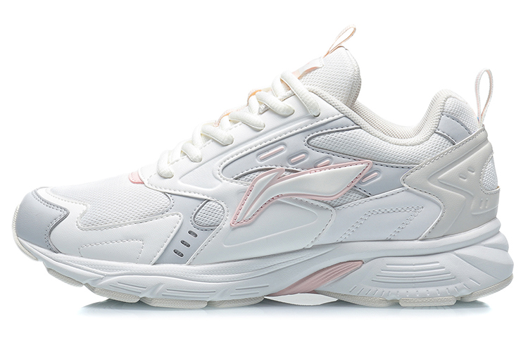 Li Ning Running Collection Slip Resistant Cushioning Abrasion Resistant Breathable Low top Running Shoes Women's