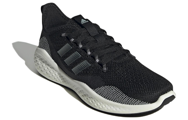 Женские кроссовки adidas Fluidflow 2.0 (черно-белый) — Чёрный / белый — фото 3