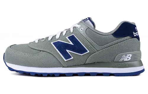 New Balance NB 574 Comfortable Low top Running Shoes Men's Gray Blue