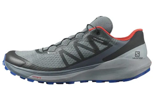 SALOMON Sense Ride 4 Mesh Abrasion Resistant Breathable Low top Trail Running Shoes Men's Gray