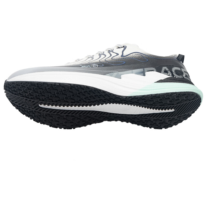 XTEP Cushioning Breathable Lightweight Low top Running Shoes Men’s White Gray Black