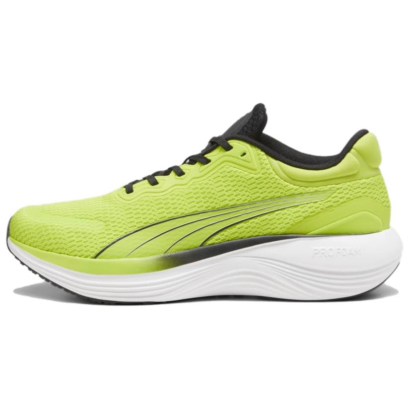 PUMA Scend Pro Slip Resistant Abrasion Resistant Low top Running Shoes Men's Green White