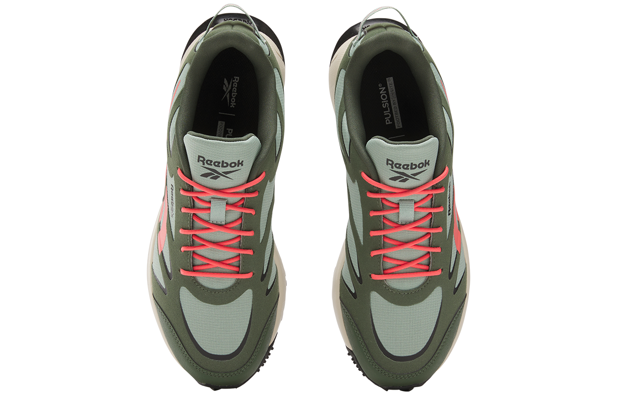 Reebok Abrasion Resistant Low top Casual Trail Running Shoes Women’s Green/Pink