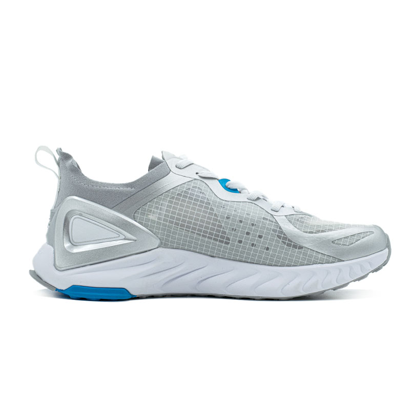 PEAK Tai Ji1.0 Comfortable Breathable Low top Running Shoes Men’s Baymax Silver Lightweight