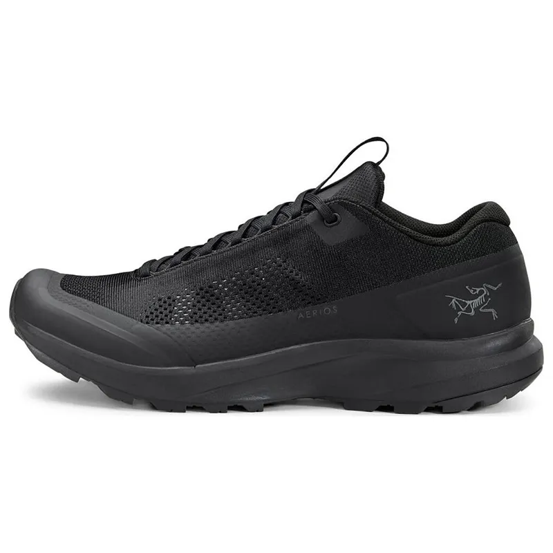 Arc'teryx Aerios Abrasion Resistant Breathable Support Low top Running Shoes Men's Black