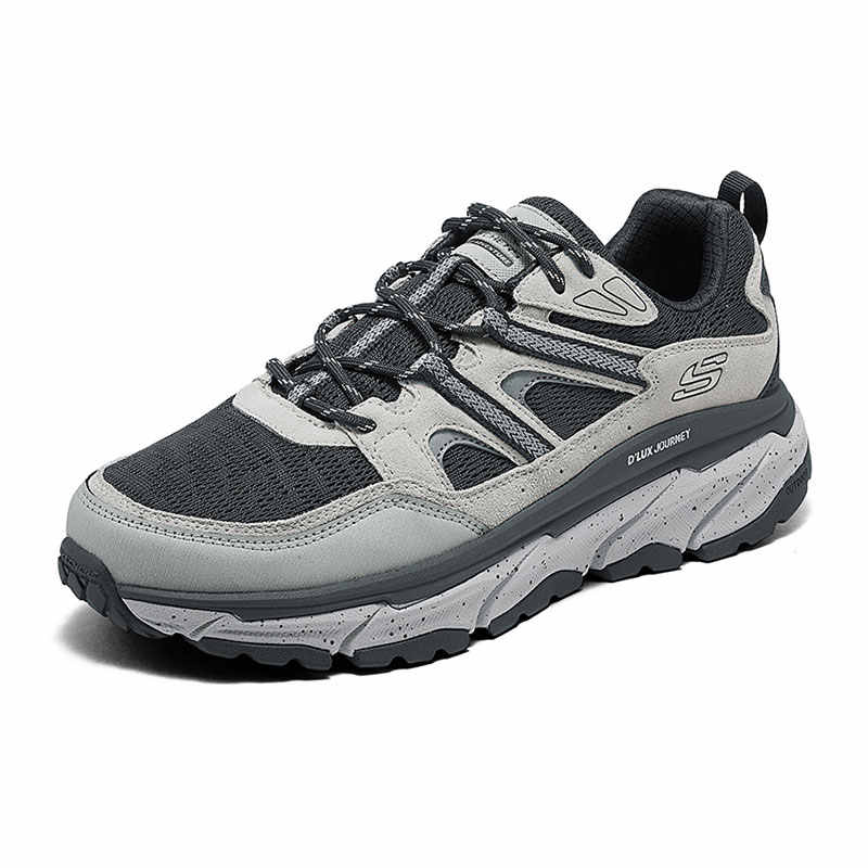 Skechers OUTDOOR MENS Mesh Comfortable Low top Outdoor Shoes Men’s Gray
