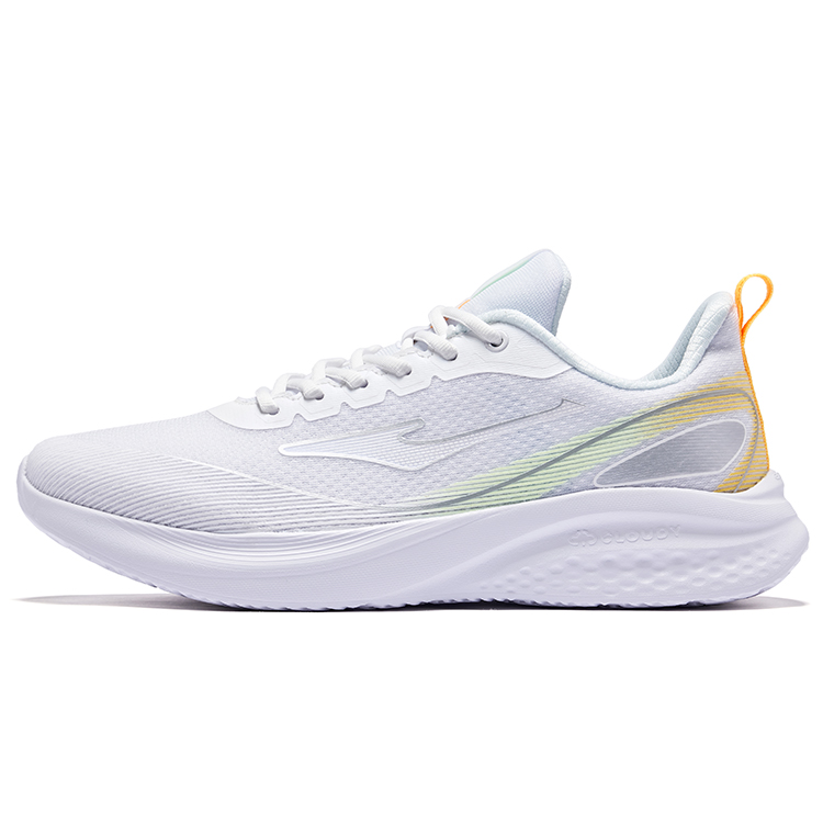 Erke Cushioning Lightweight Low top Running Shoes Men’s Erke White Fresh Green