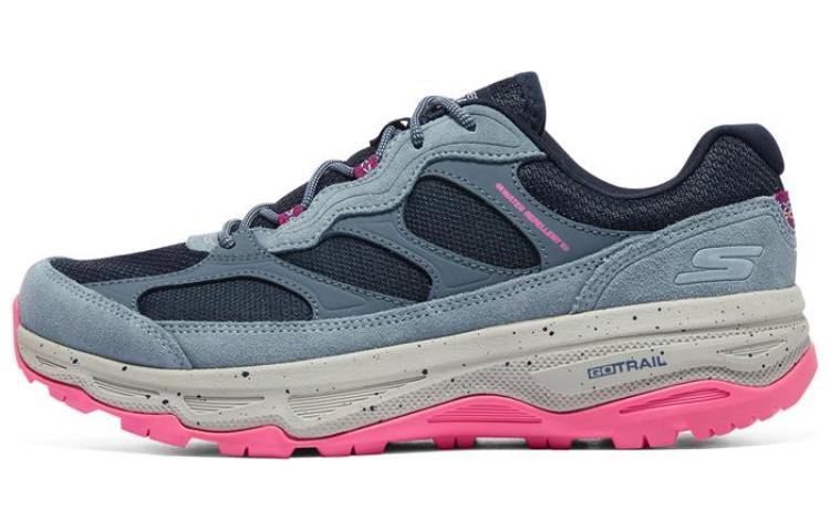 Skechers Mesh, Leather Low top Running Shoes Women’s Blue Pink
