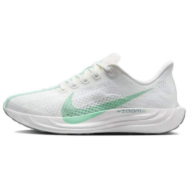 Nike Pegasus Plus Low top ZoomX Foam Running Shoes Women's White Cyan