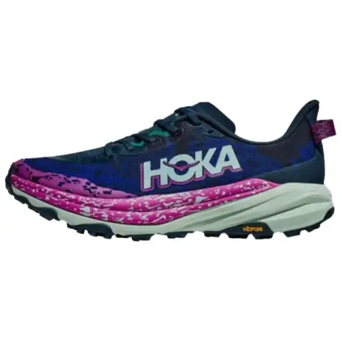 HOKA ONE ONE Speedgoat 6 Speed Antelope Comfortable shock-absorbing, non-slip, wear-resistant and breathable low-top running shoes, men's blue