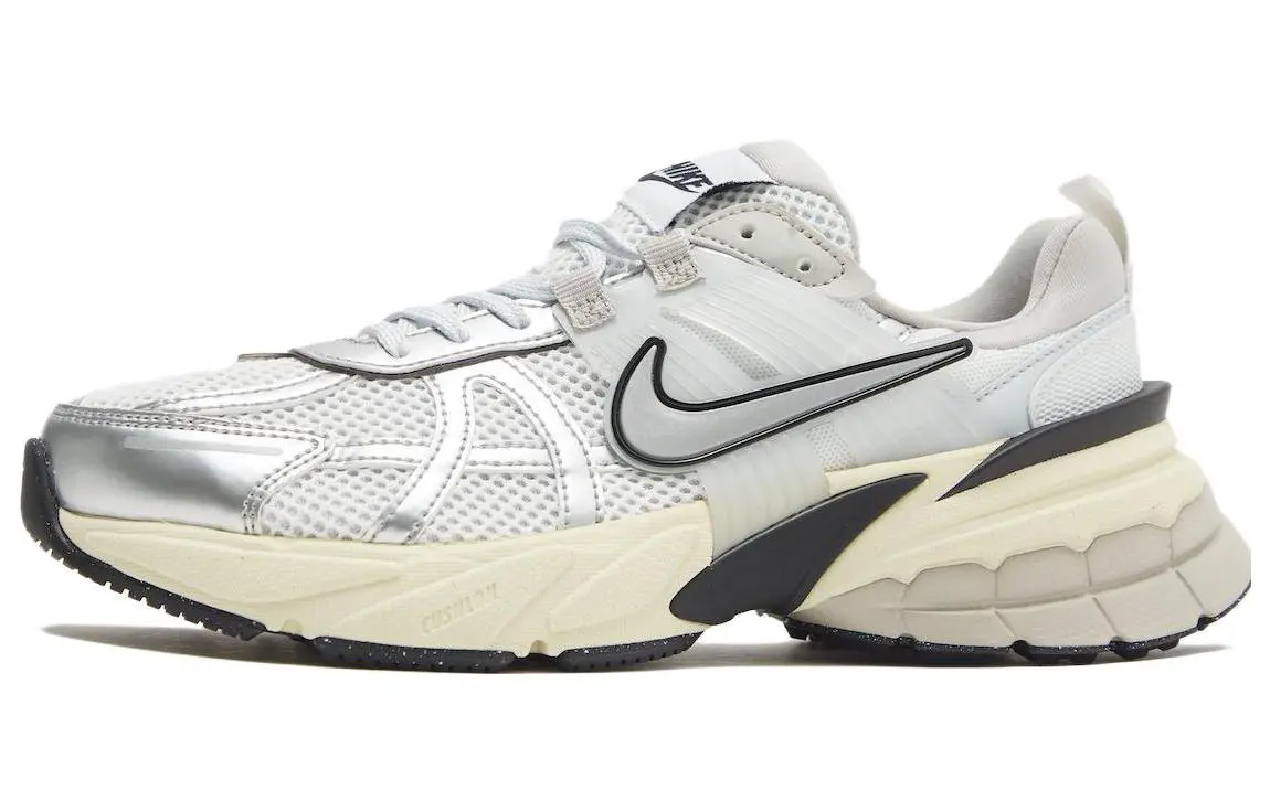 Nike V2K Run Textile, Synthetic Leather Breathable Lightweight Low top Casual City Commuting Running Shoes Women's
