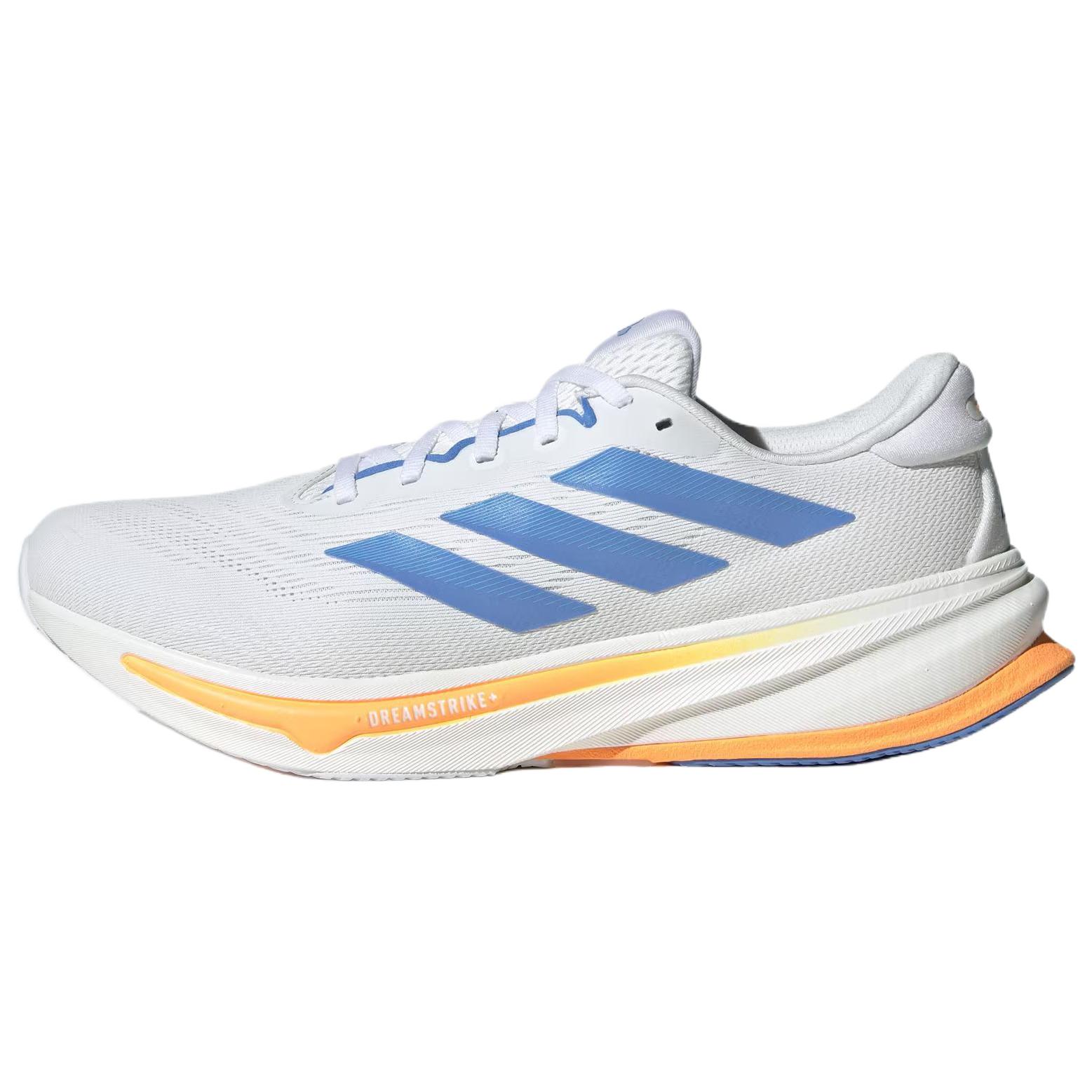Adidas Supernova Rise 2 Abrasion Resistant Abrasion Resistant Low top Casual Running Shoes Men’s White Blue