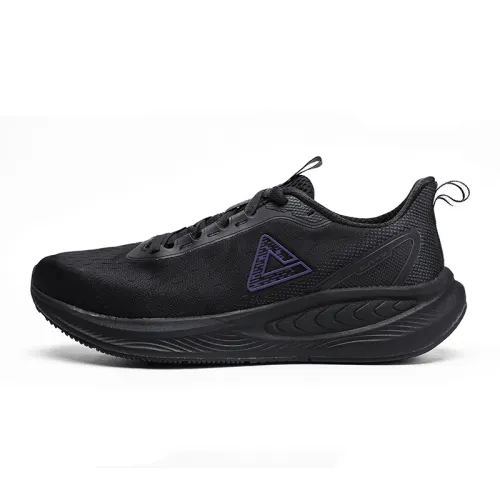 PEAK Running Shoes Men's Low Top Black