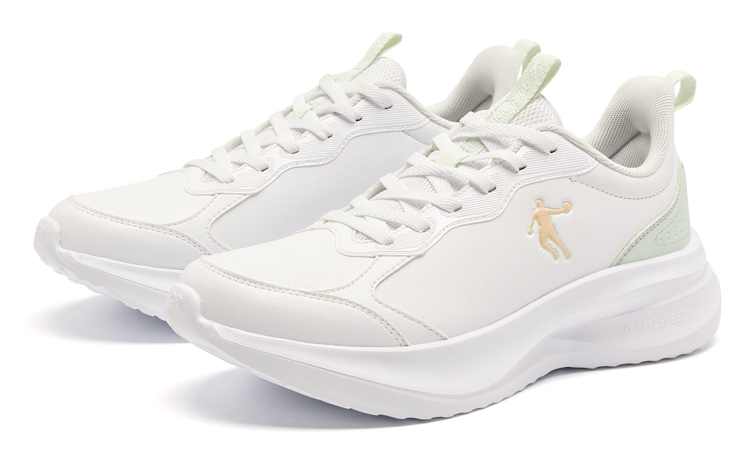 QIAODAN Cushioning Slip Resistant Abrasion Resistant Breathable Lightweight Rebound
