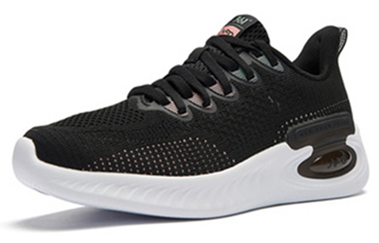 361° Mesh, Textile Slip Resistant Breathable Cushioning Lightweight Low top Running Shoes Women’s Black Red