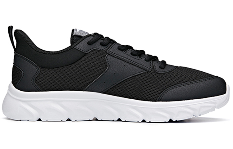 Anta Cushioning Slip Resistant Breathable Lightweight Low top Running Shoes Men’s Black Gray
