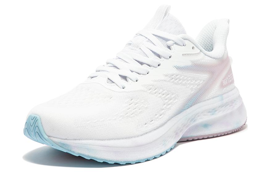 361° Cushioning Abrasion Resistant Breathable Low top Running Shoes Women’s White Pink