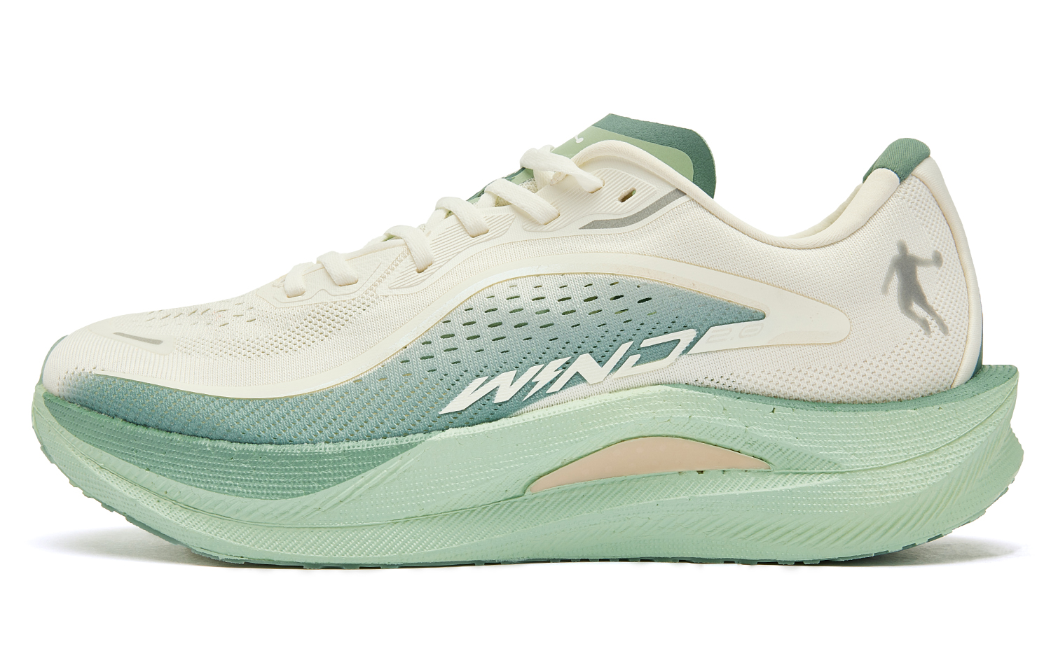 Jordan Strong Wind 2.0 Qingyu shock-absorbing anti-slip TURBO/Q-ASU training long-distance sprint marathon racing physical test running shoes men's ivory jade green