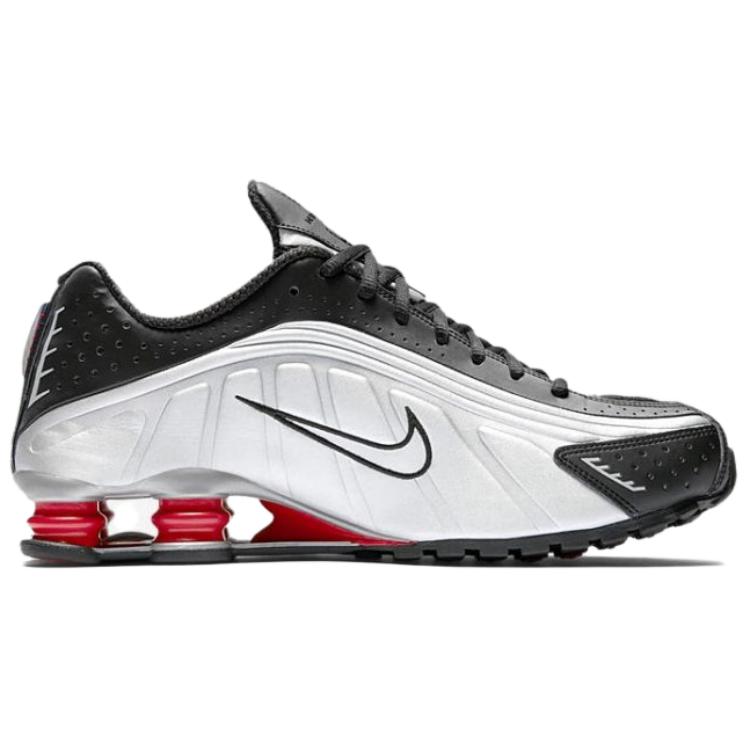 Nike Shox R4 Black Metallic Silver 2024