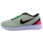 Nike Free Rn White/Black Volt Pink Blast Women's