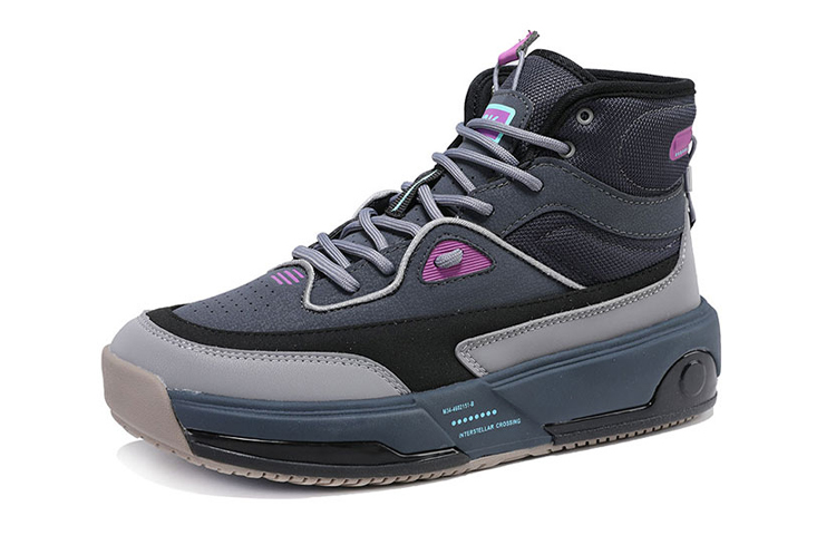 PEAK Trendy Rubber Cushioning High top Running Shoes Women’s Dark Gray