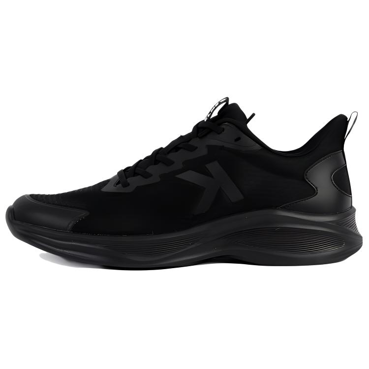 KELME Slip Resistant Abrasion Resistant Low top Running Shoes Unisex Black
