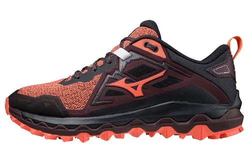 Mizuno Mujin 8 Wave Low top Running Shoes Women's Black Red