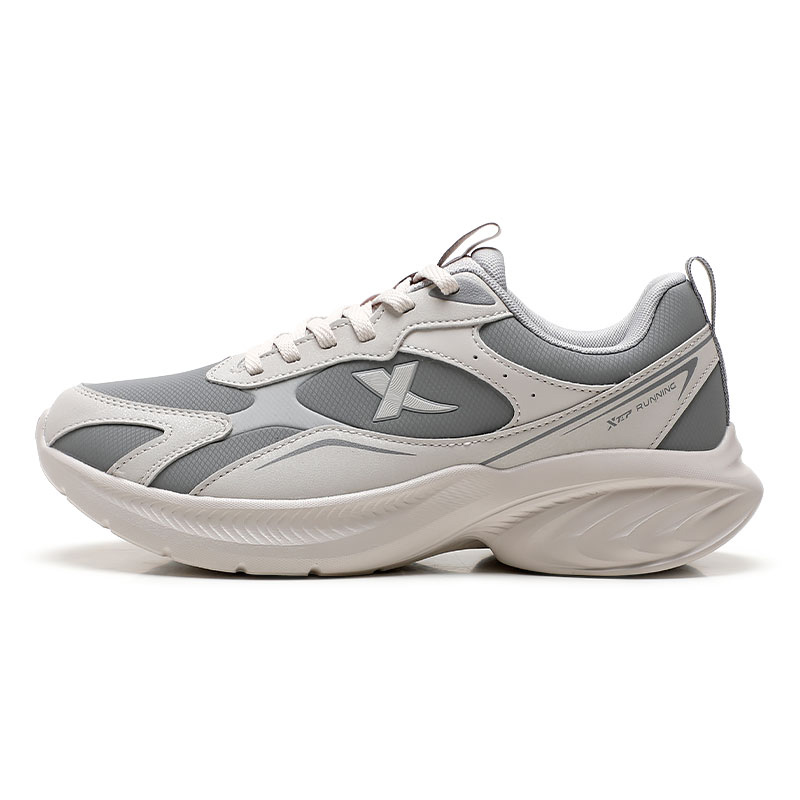 XTEP Cushioning Waterproof Low top Casual Running Shoes Men’s Smoke Gray