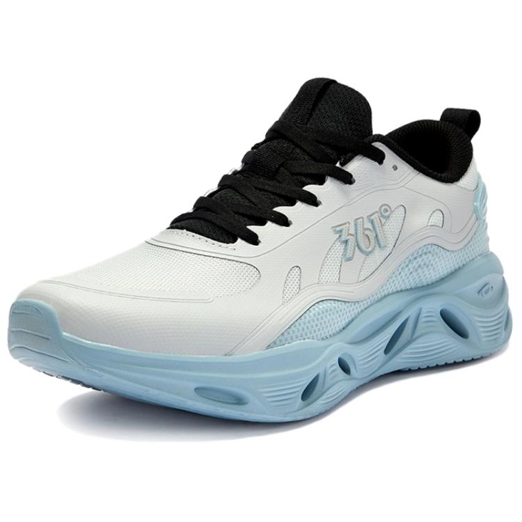 361° Breathable And Lightweight Low top Casual Running Shoes Men’s Gray Blue
