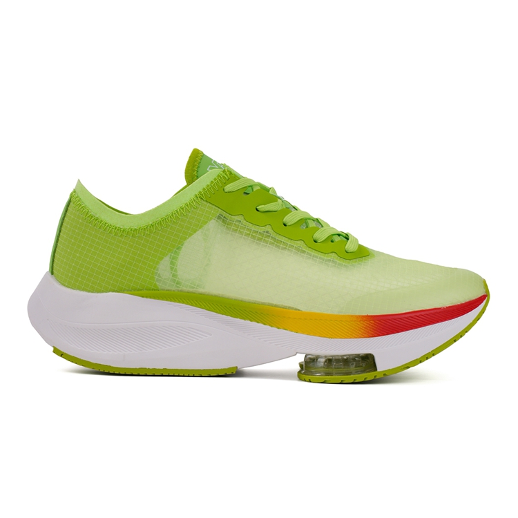 VOIT Cushioning Coverage Rebound Abrasion Resistant Breathable Slip Resistant Low top Running Shoes Men’s Neon Green