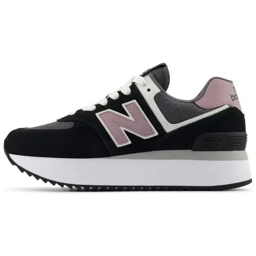 New Balance NB 574+ Low top Casual Running Shoes Women's Black
