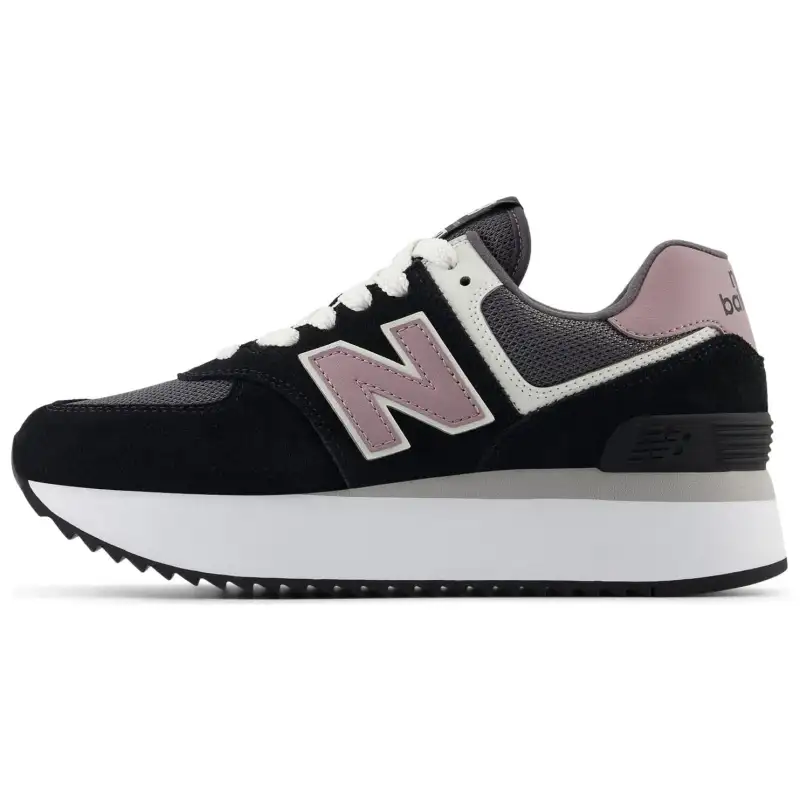 New Balance NB 574+ Low top Casual Running Shoes Women's Black