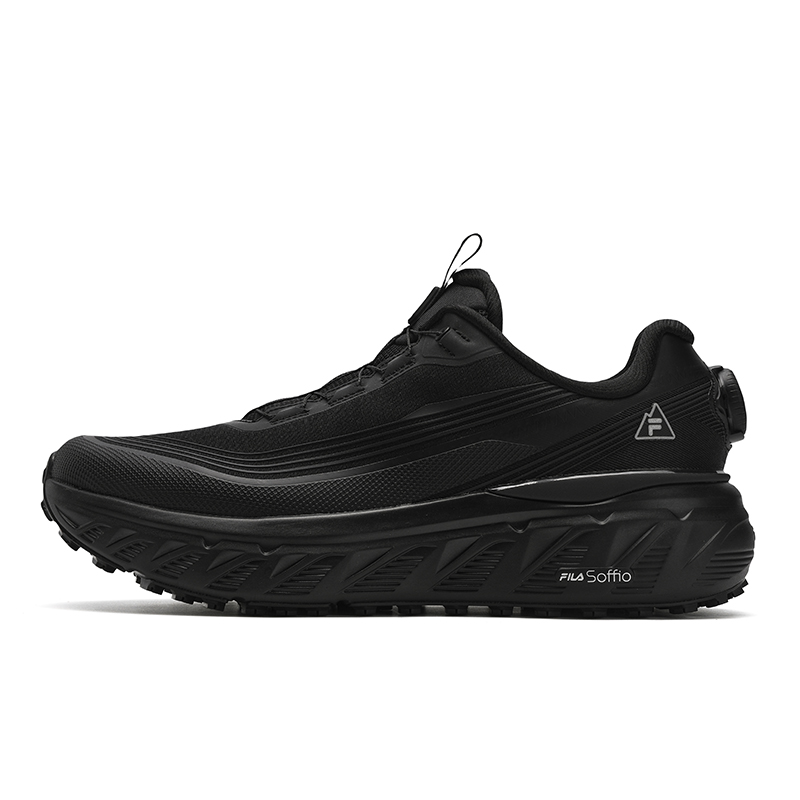 FILA BOA EXPLORER Fabric Low top Running Shoes Men's Black