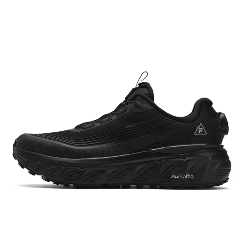 FILA BOA EXPLORER Fabric Low top Running Shoes Men's Black