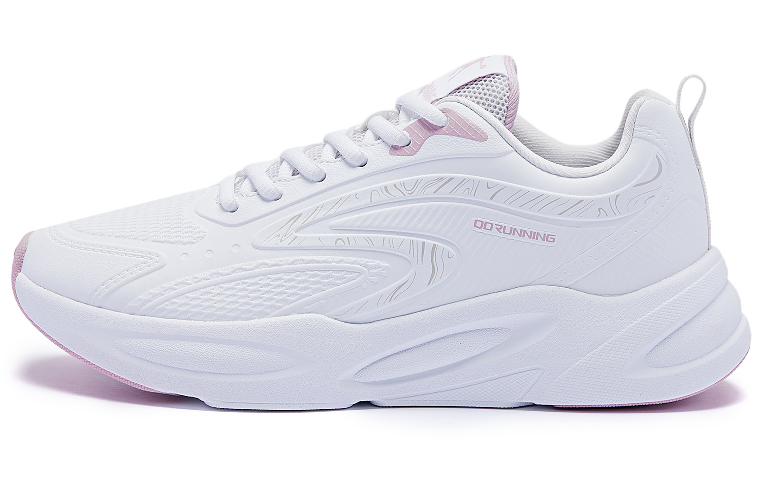 QIAODAN Low top Running Shoes Women’s White Purple
