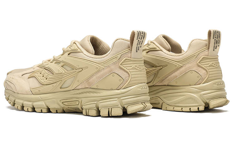 Saucony Cushioning Slip Resistant Abrasion Resistant Low top Casual Running Shoes Unisex Sand