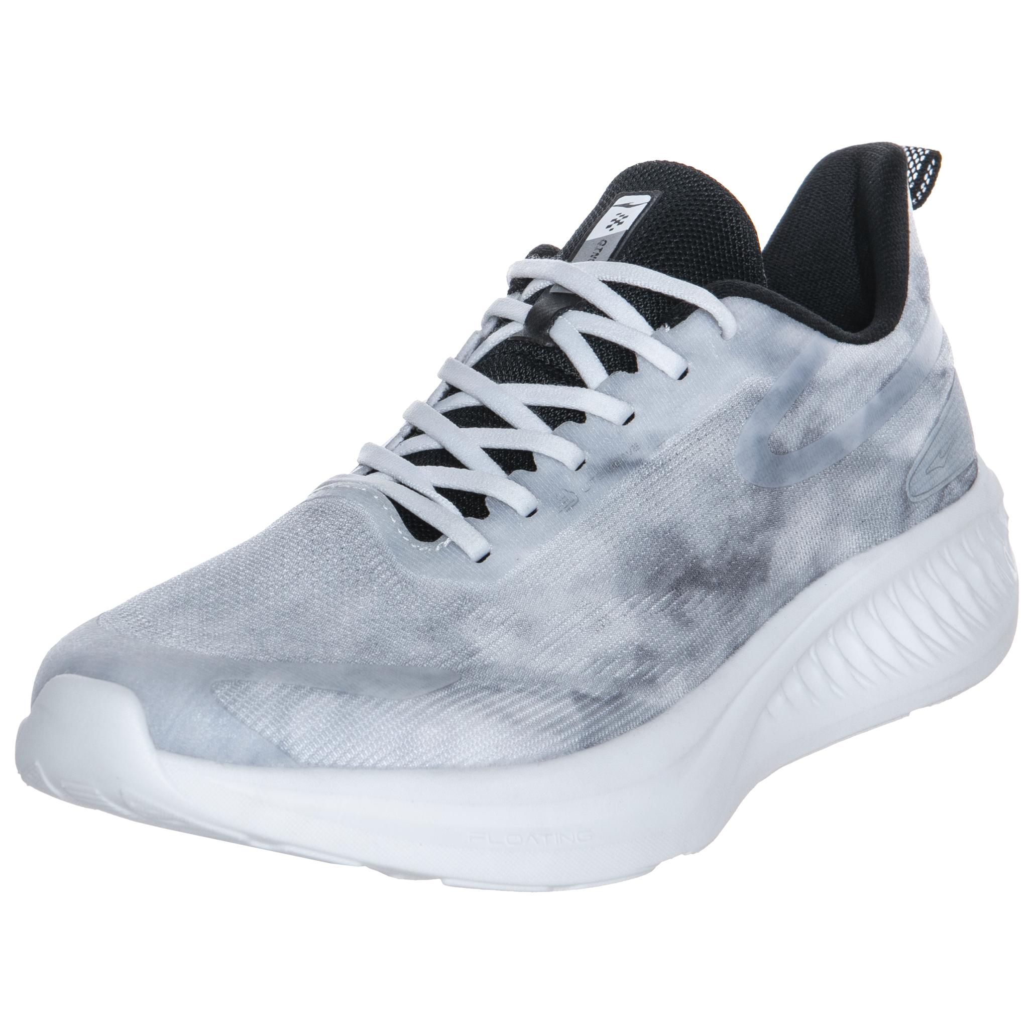 Erke Comfortable Cushioning, Wear Resistant Low top Running Shoes Men’s White Black