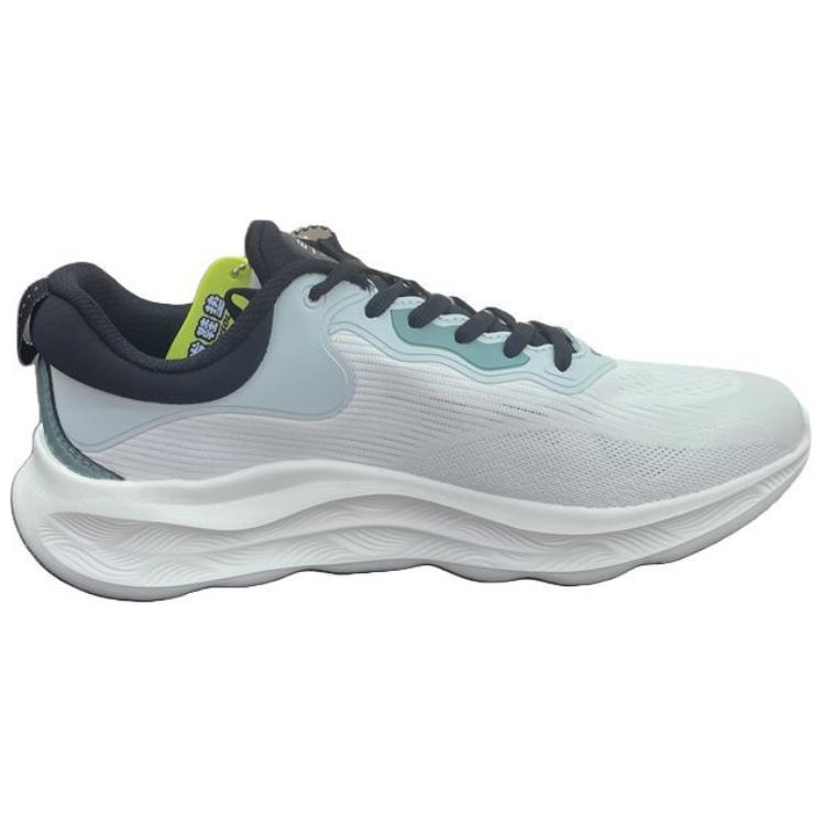 Erke Abrasion Resistant Breathable Low top Casual Running Shoes Men’s White Green