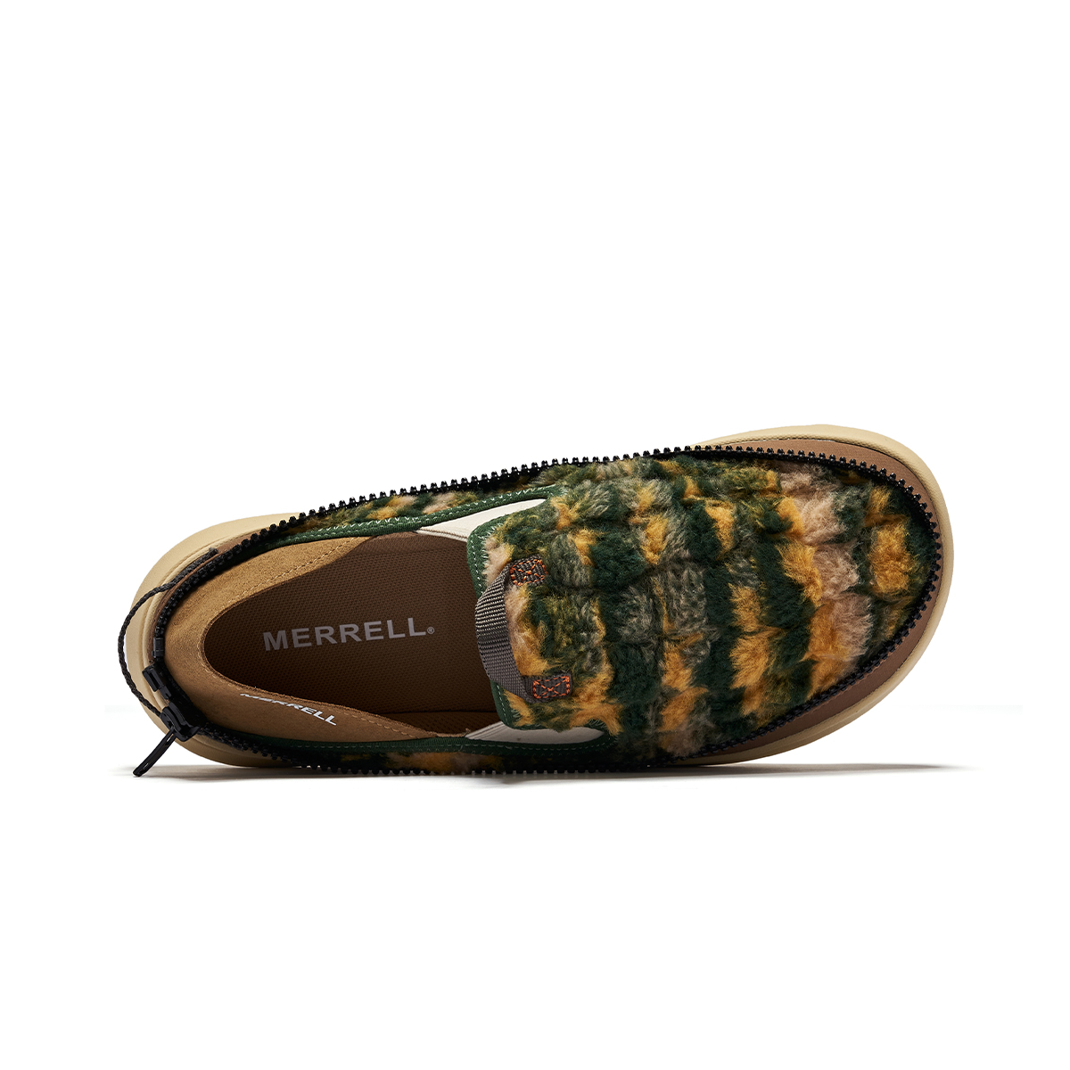MERRELL HUT MOC 2 PACKABLE COZY Lightweight Low top Outdoor Shoes Men’s Yellow Green