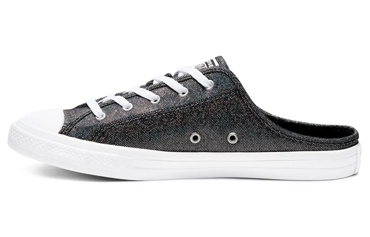 Converse Chuck Taylor All Star Dainty Mule Metal Black Pedal Casual Canvas Shoes Women's