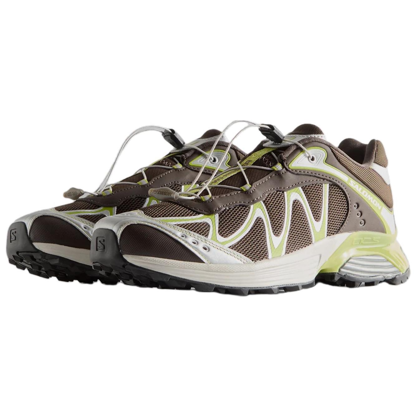 KITH x SALOMON XT WHISPER Comfortable Low top Running Shoes Unisex Brown Green