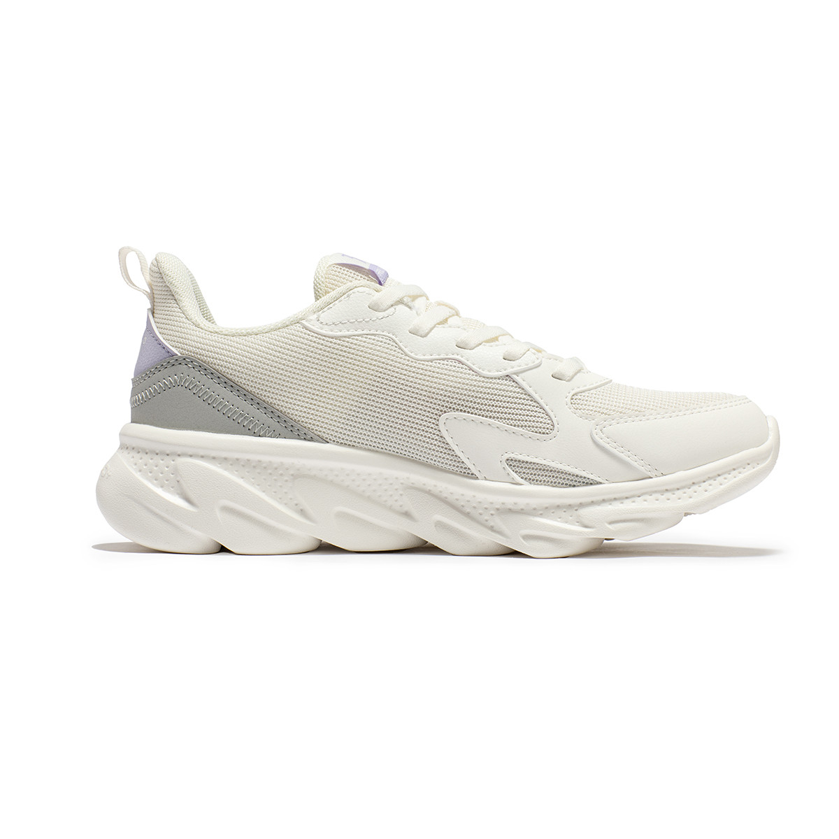 361° Wear resistant And Lightweight Low top Running Shoes Women’s White Purple