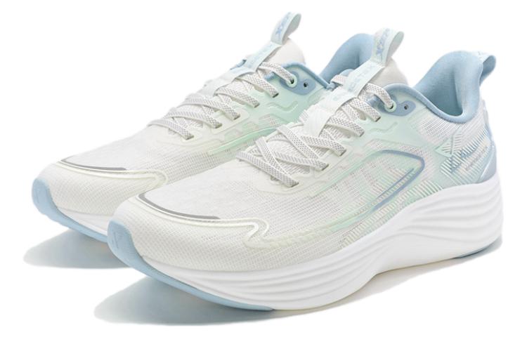 XTEP Comfortable Cushioning, Wear Resistant Low top Running Shoes Men’s White Blue