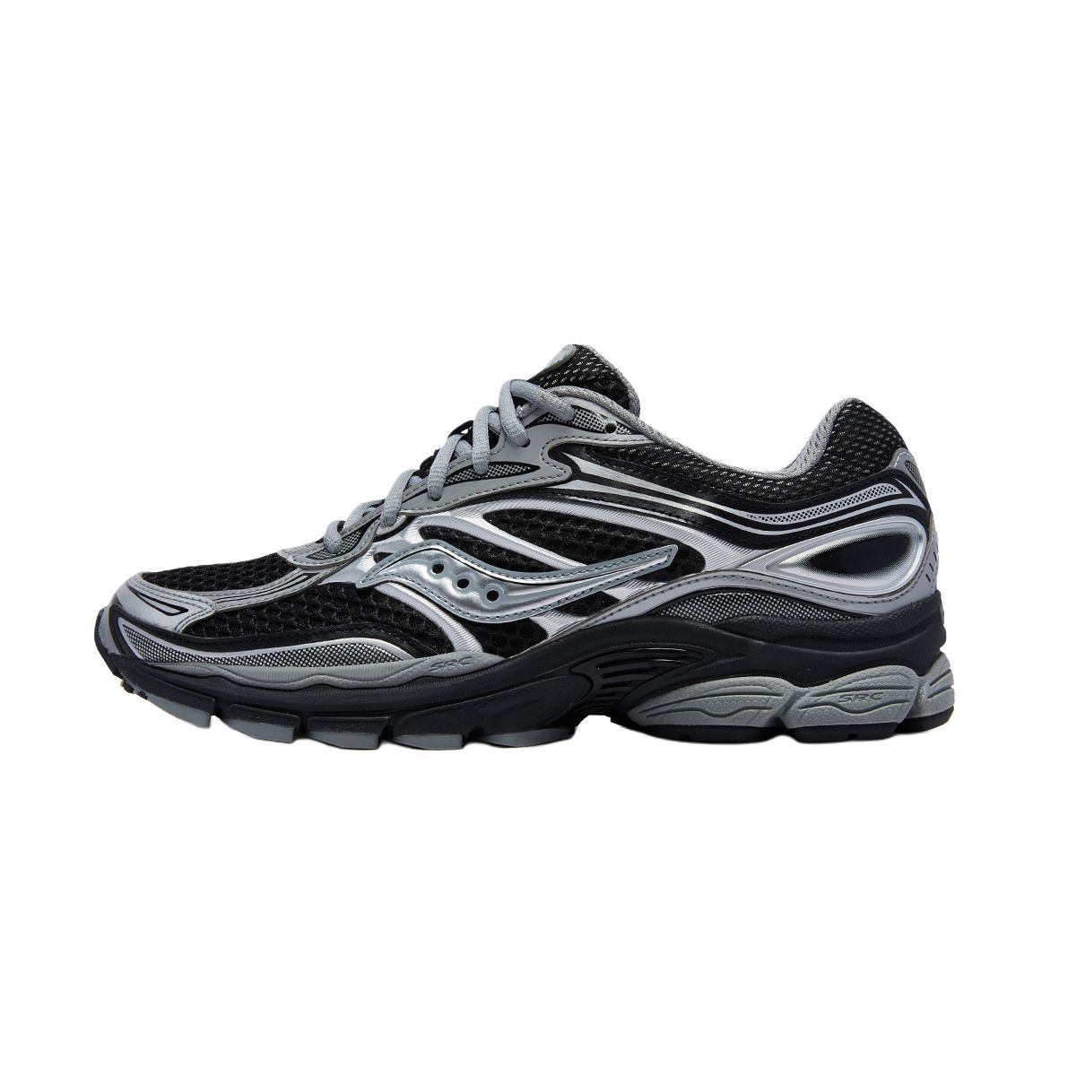 Кроссовки Saucony ProGrid Omni 9 (черно-серебристые)