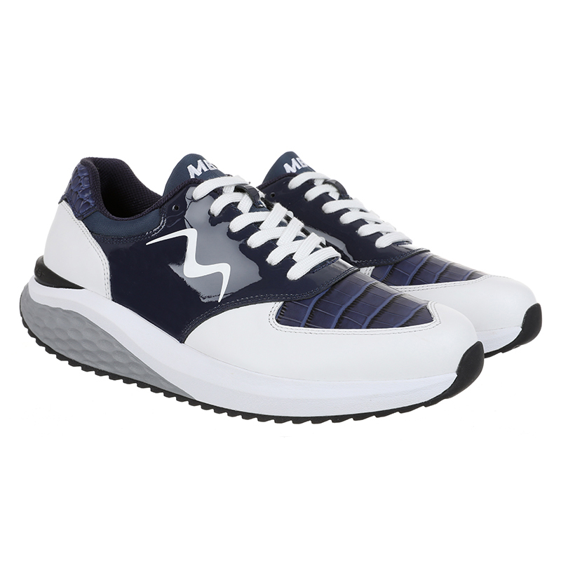 MBT Curved Platform Thick Sole MAFI Low top Running Shoes Men’s Blue